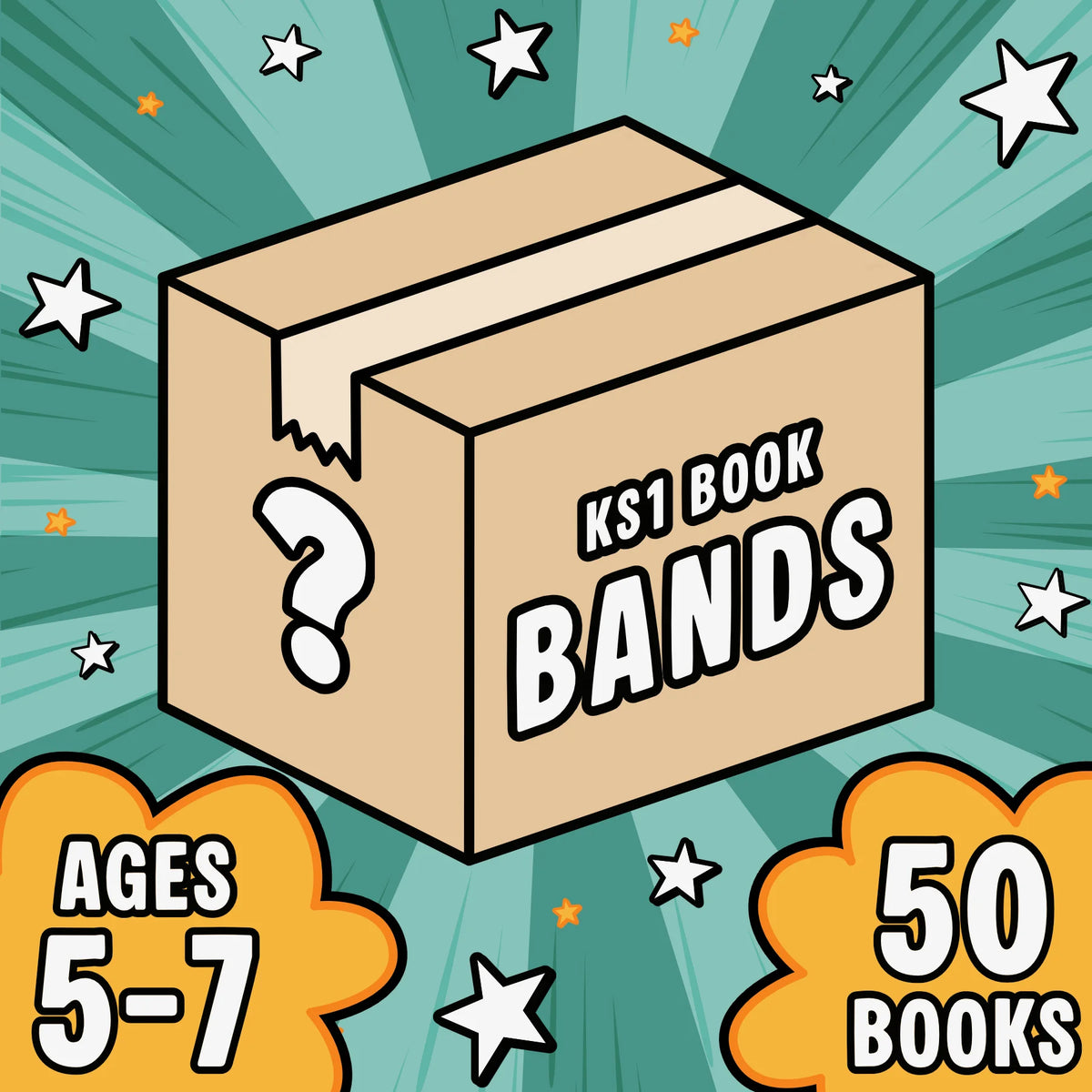 KS1 Fiction Book Bands Mystery Box