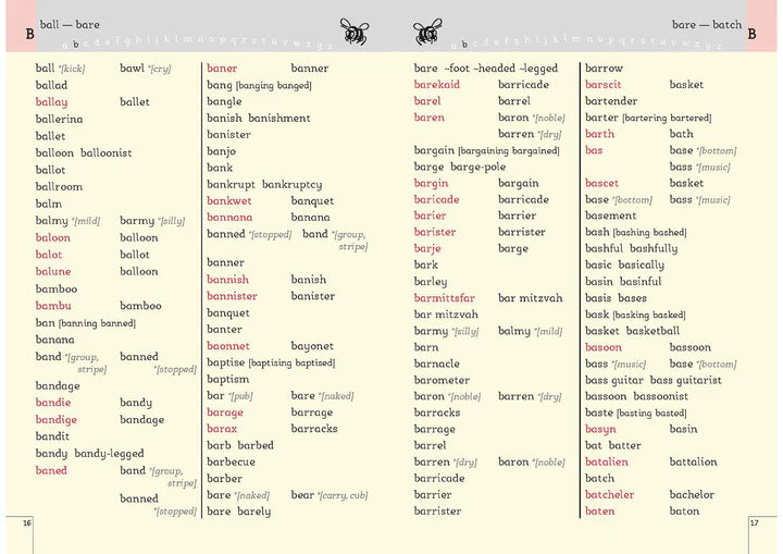 School Spelling Dictionary (Dyslexia Friendly) - Paperback