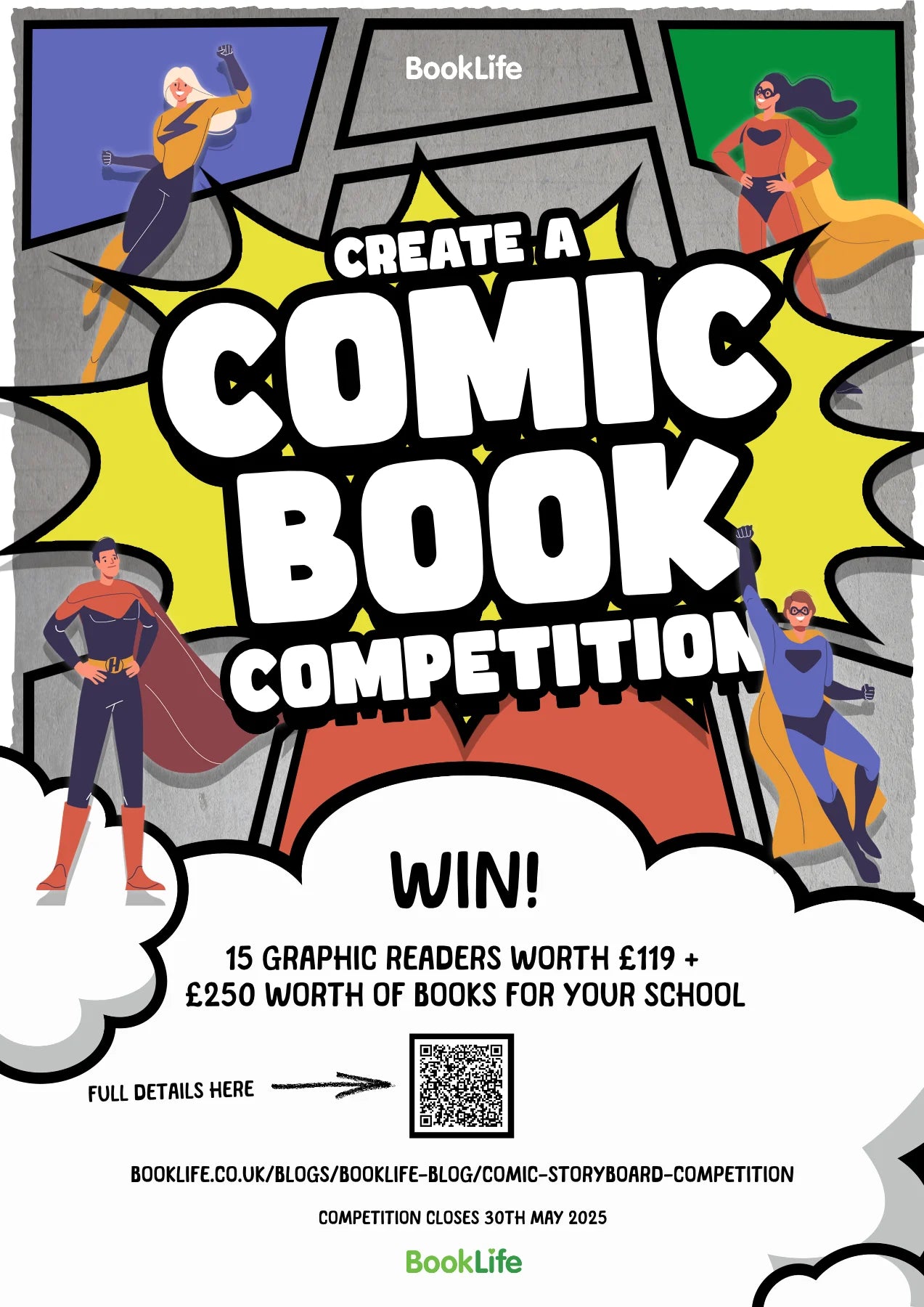 Create a Comic Competition Poster