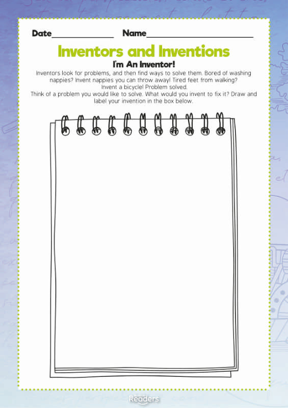 Level 11 (Lime) - BookLife Non-Fiction Readers, Inventors and Inventions - Free Resource