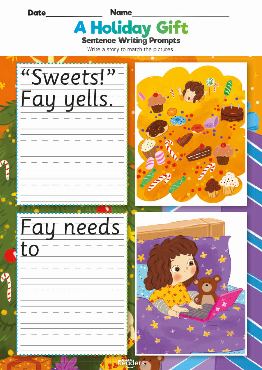 Level 4.5 (Bridge) - BookLife Readers, A Holiday Gift - Free Resource