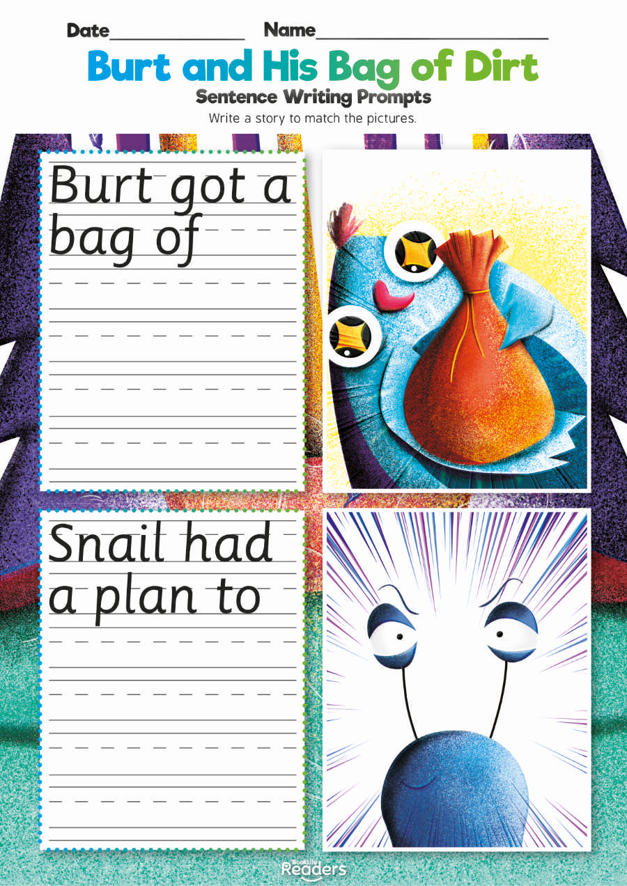 Level 4.5 (Bridge) - BookLife Readers, Burt and His Bag of Dirt - Free Resource