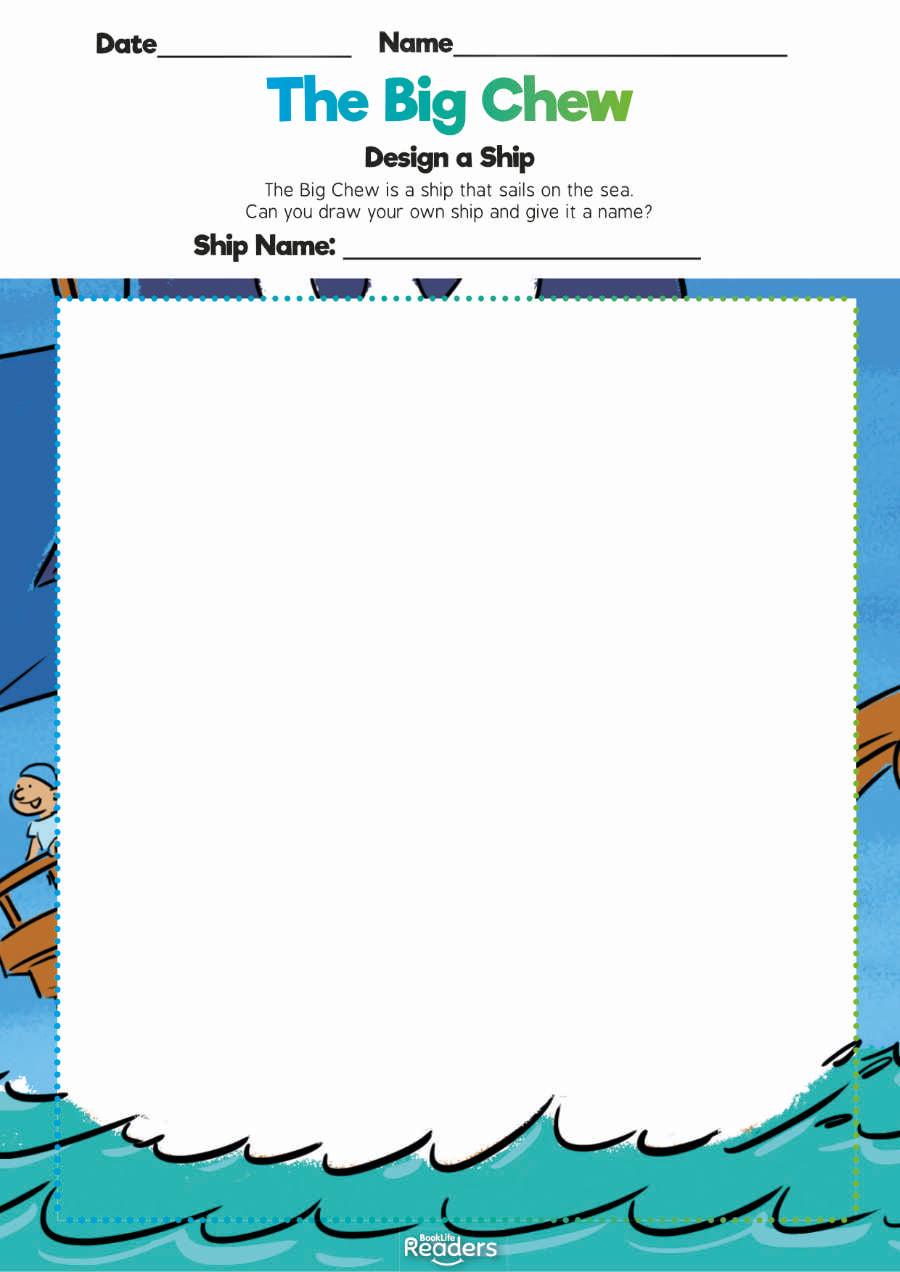 Level 4.5 (Bridge) - BookLife Readers, The Big Chew - Free Resource