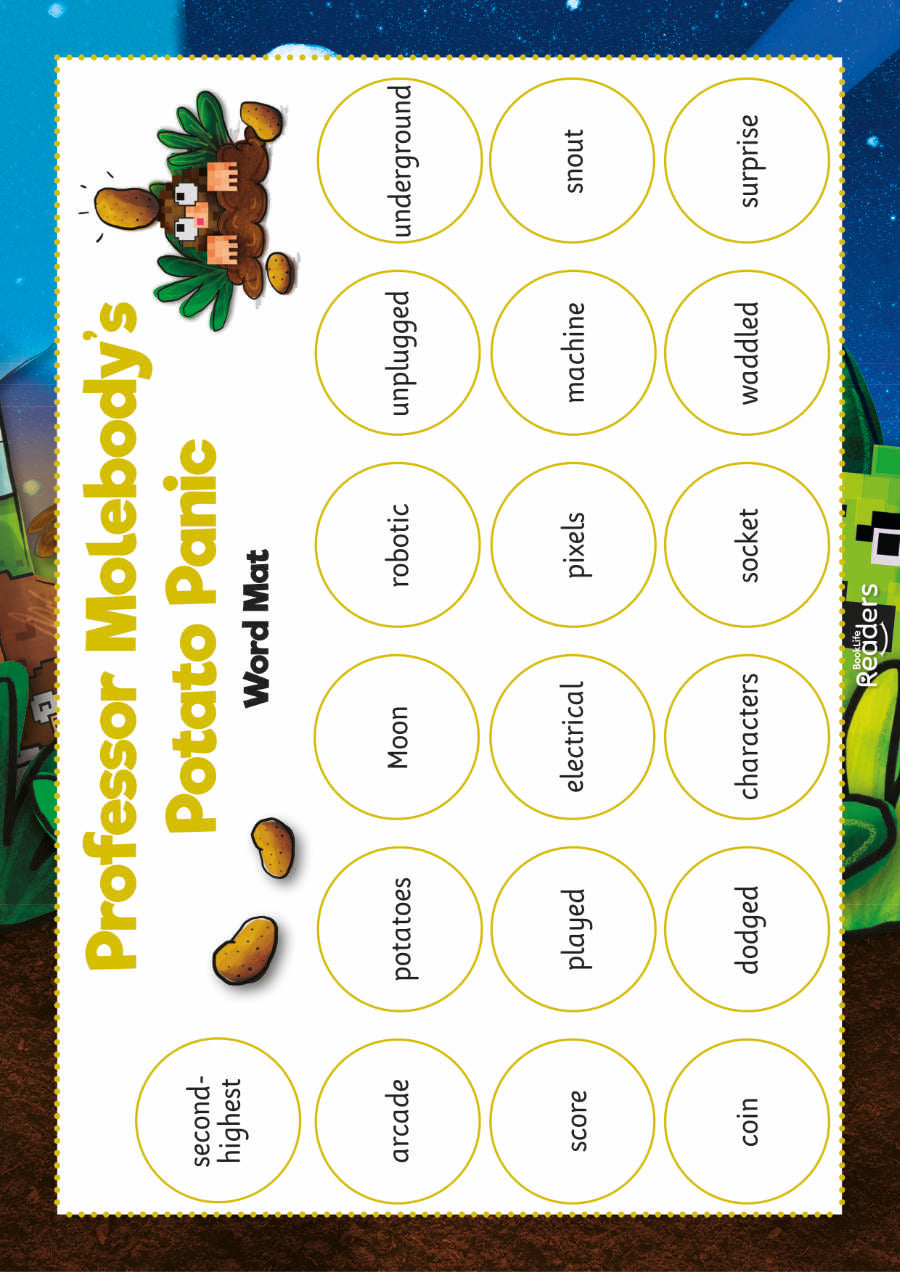 Level 9 (Gold) - BookLife Readers, Professor Molebodys Potato Panic - Free Resource