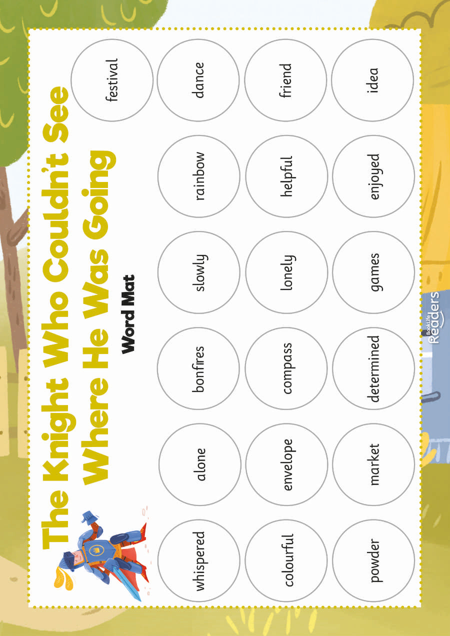 Level 9 (Gold) - BookLife Readers, The Knight Who Couldnt See Where He Was Going - Free Resource