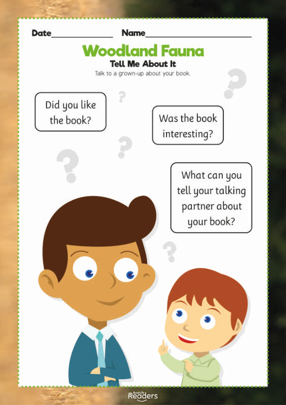 Level 5 (Green) - BookLife Non-Fiction Readers, Woodland Fauna - Free Resource