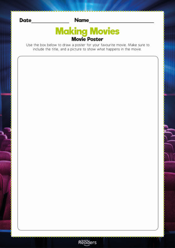 Level 11 (Lime) - BookLife Non-Fiction Readers, Making Movies - Free Resource