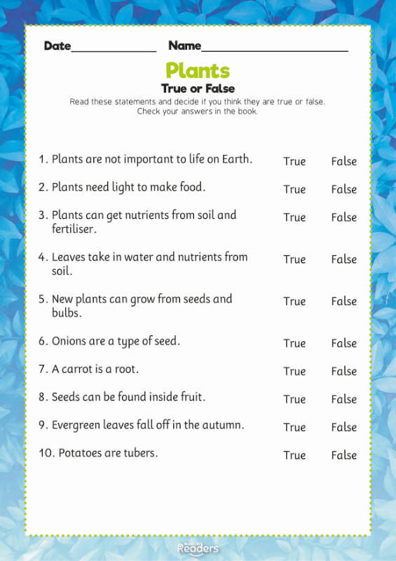 Level 11 (Lime) - BookLife Non-Fiction Readers, Plants - Free Resource