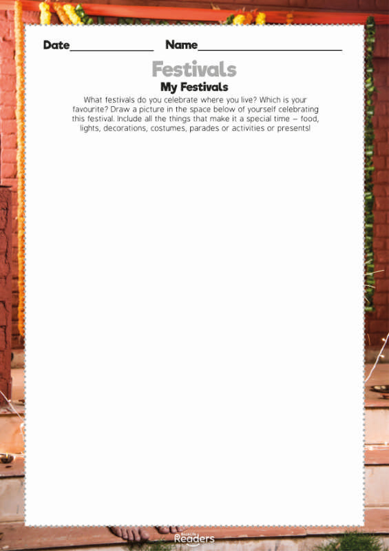 Level 10 (White) - BookLife Non-Fiction Readers, Festivals - Free Resource