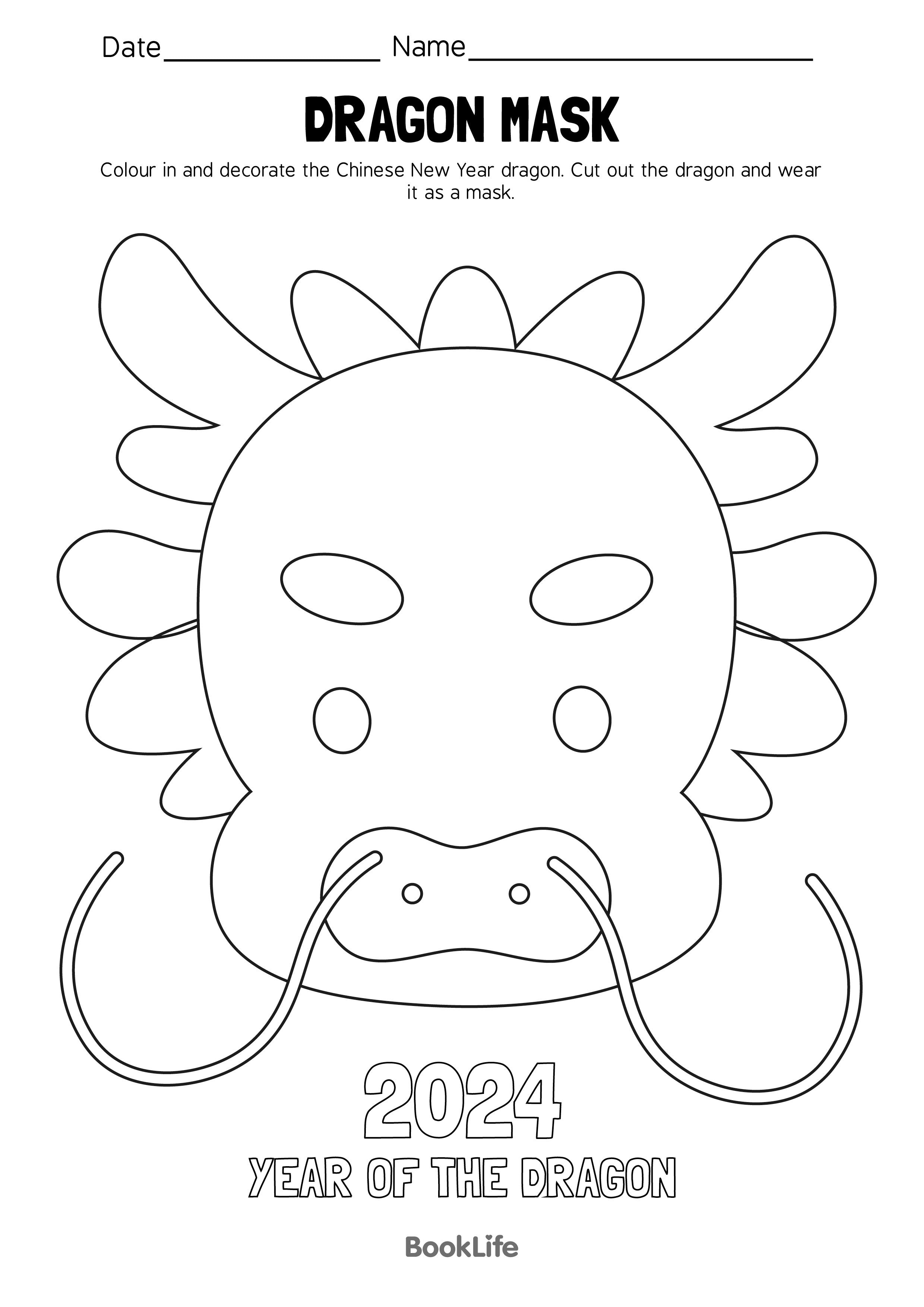 Chinese New Year - Dragon Mask