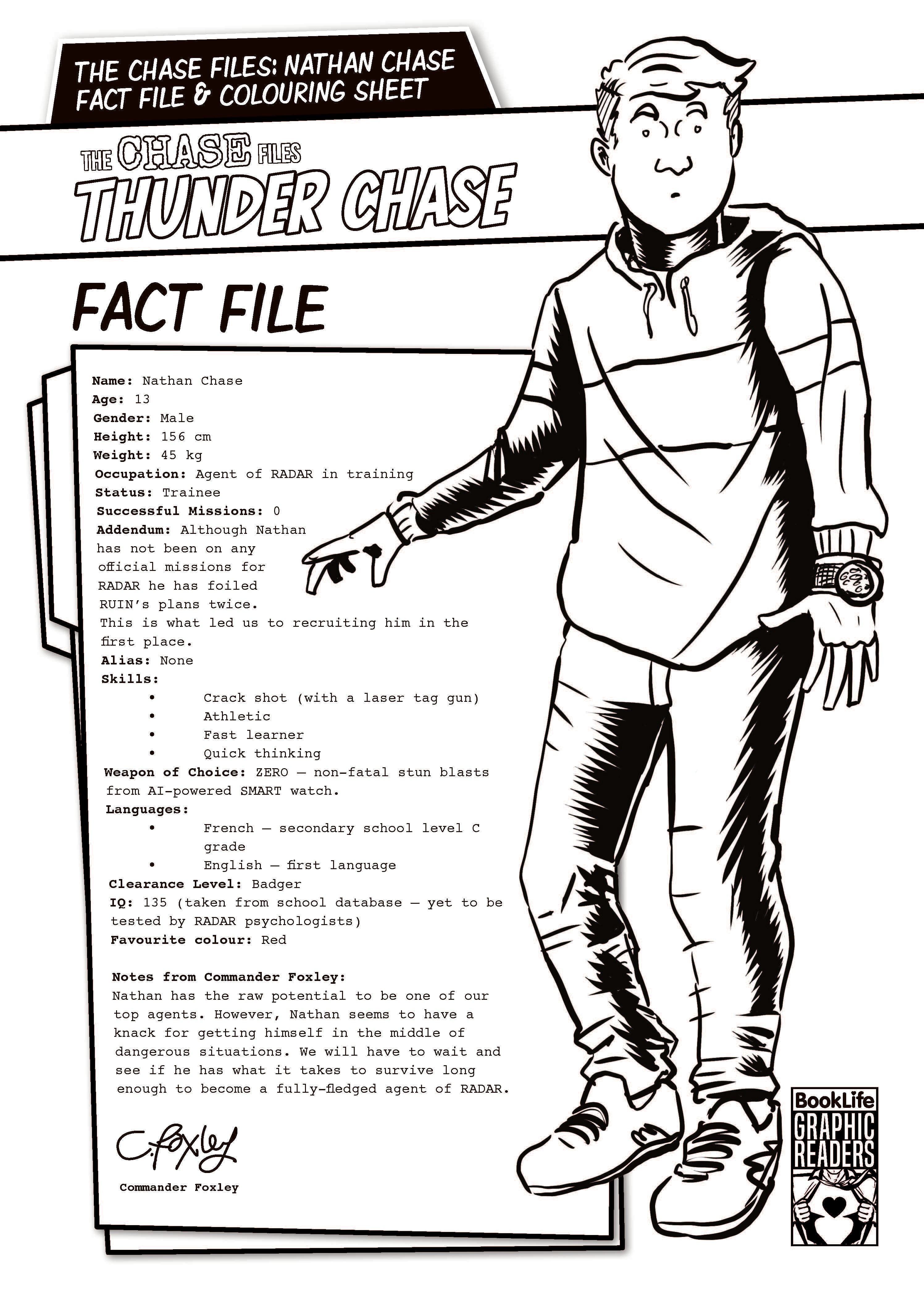Nathan Chase: Agent of RADAR Activity Pack