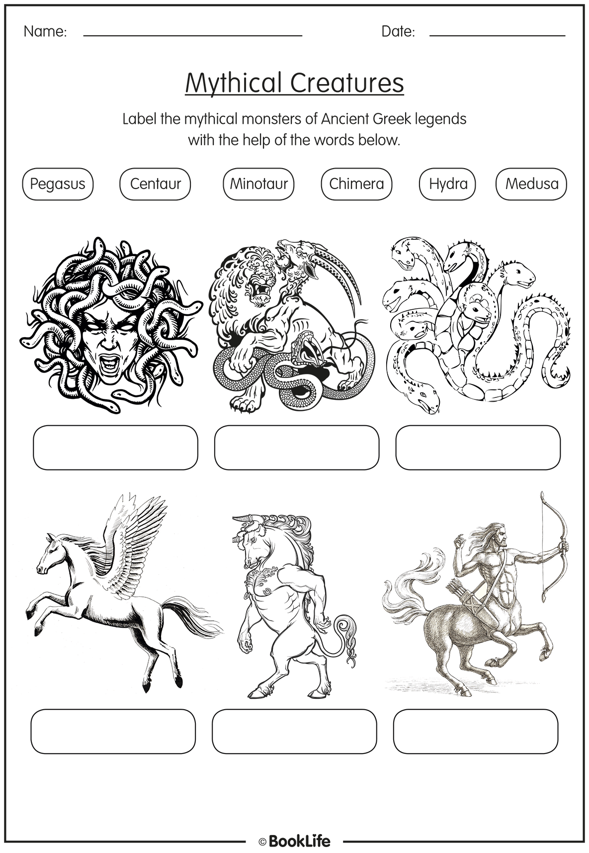 ancient mythical monsters Ancient Greece: Mythical Creatures