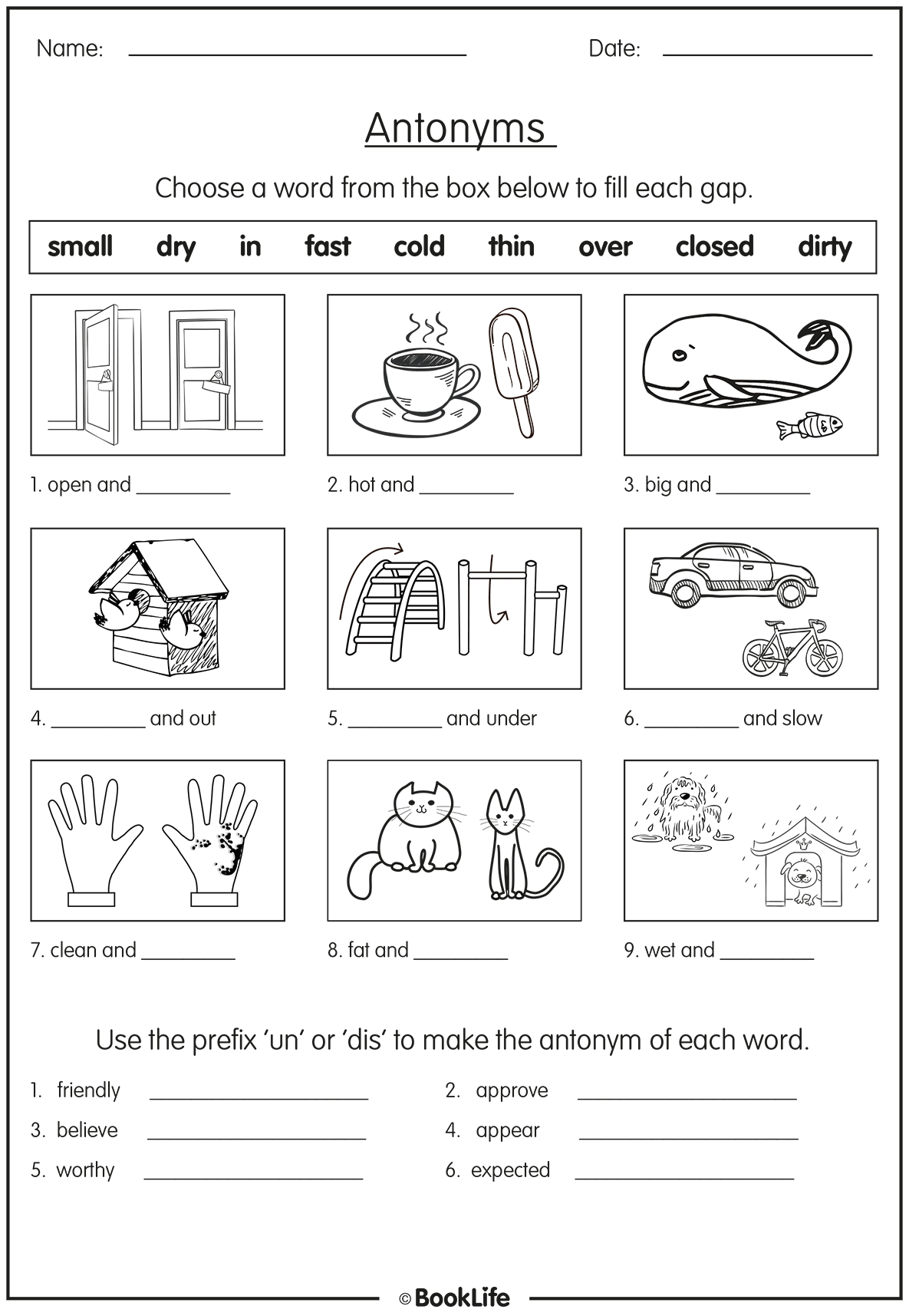 Antonyms by BookLife