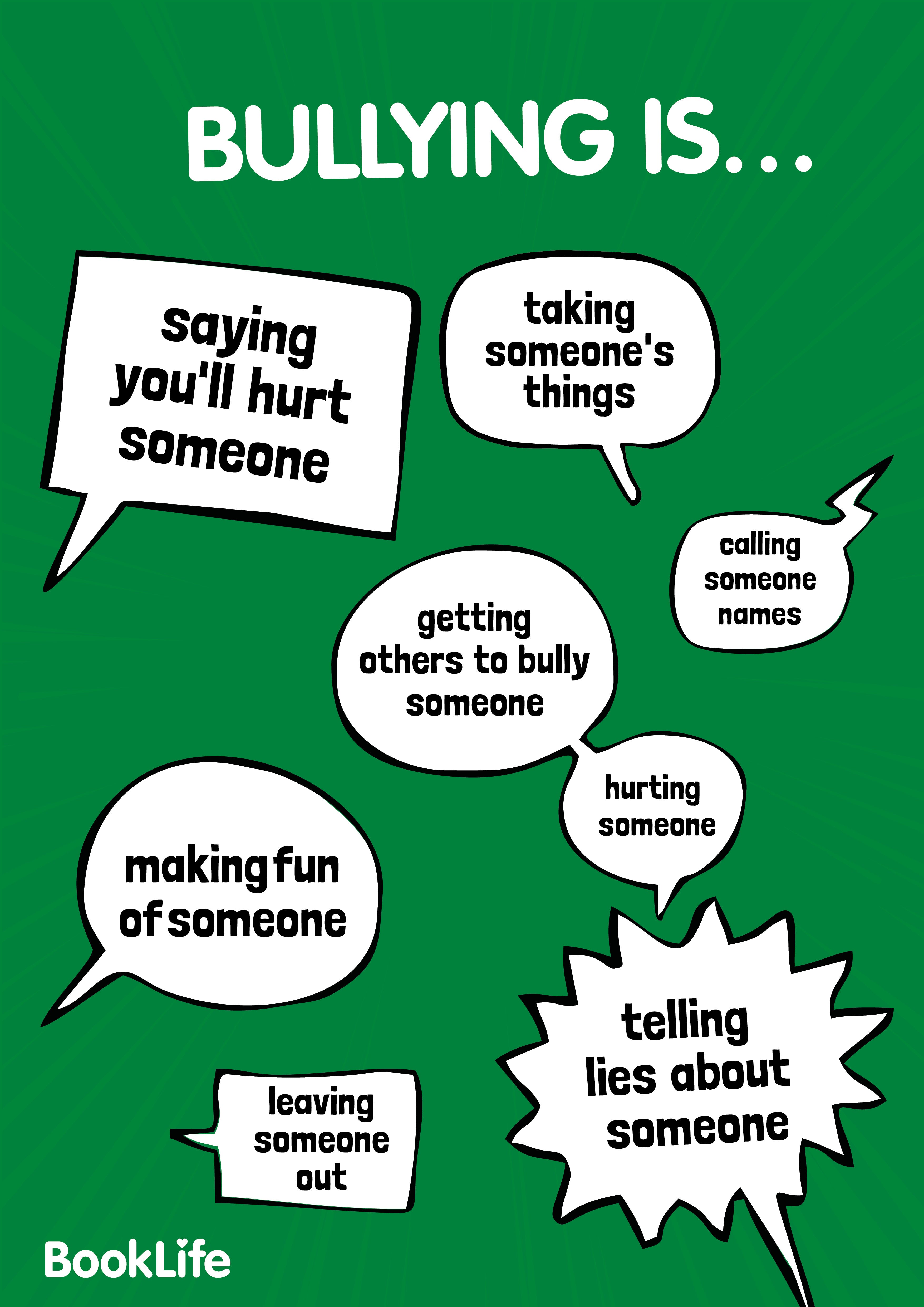 Free Bullying Is... Poster by BookLife