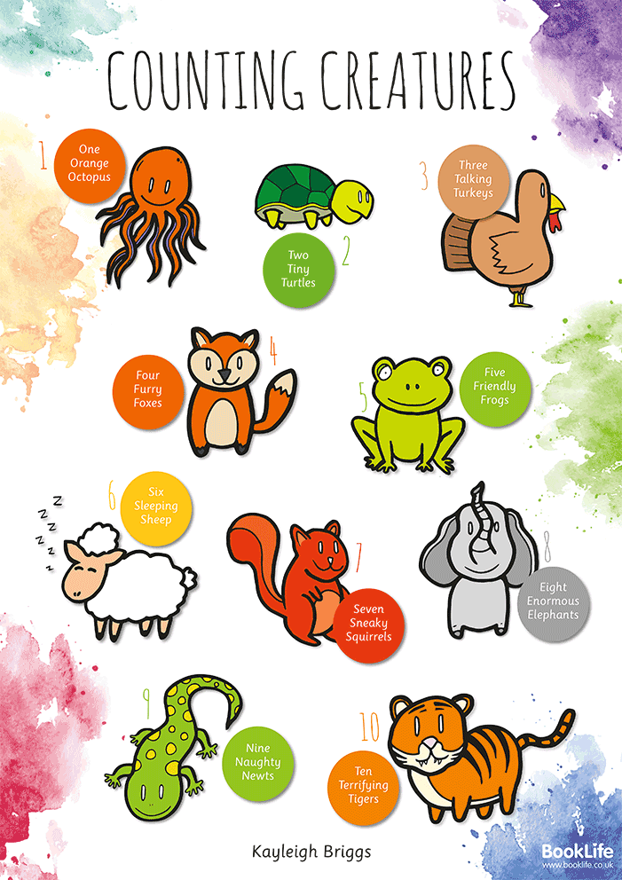 Counting Creatures Poster by BookLife