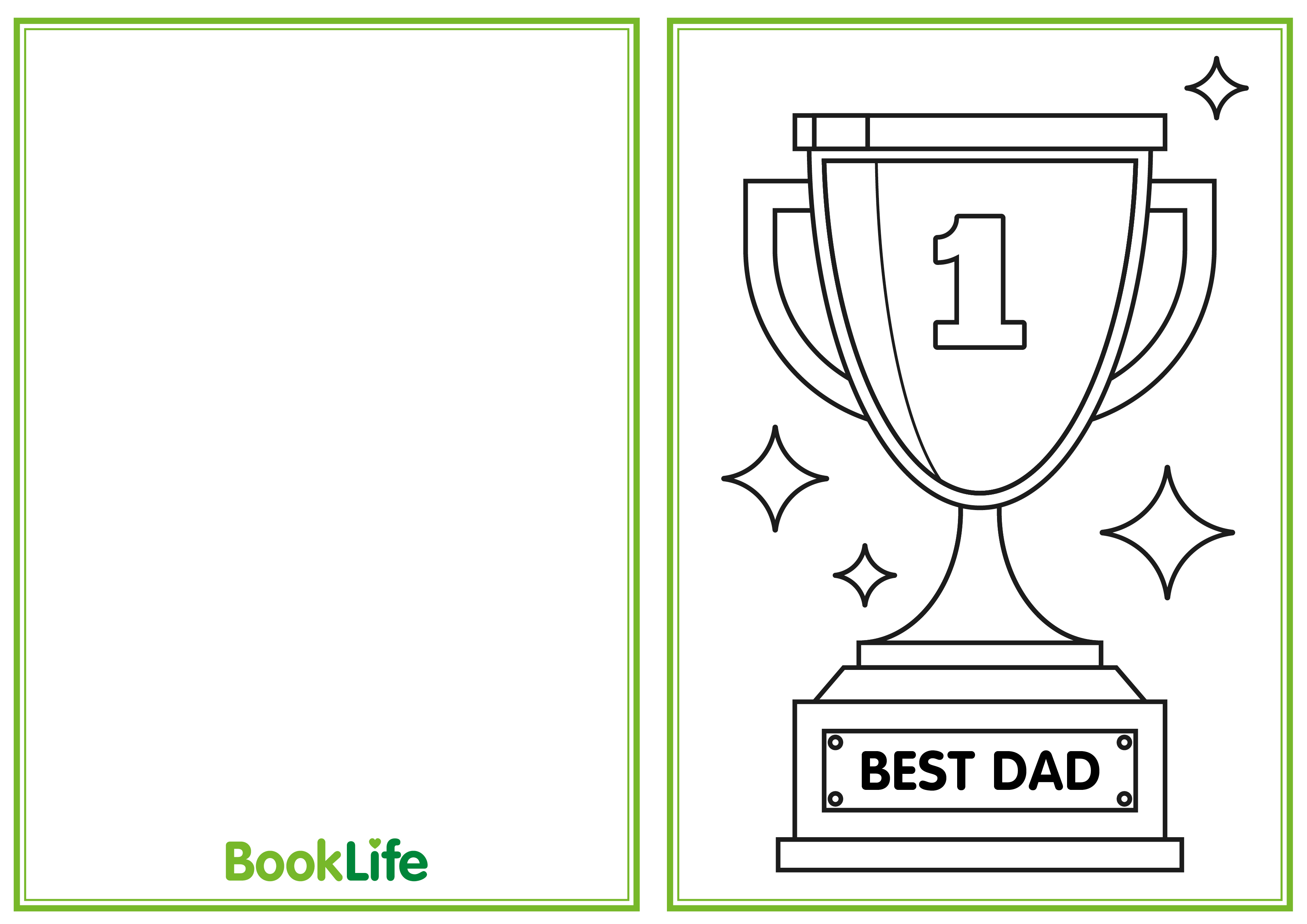 Fathers Day Card by BookLife