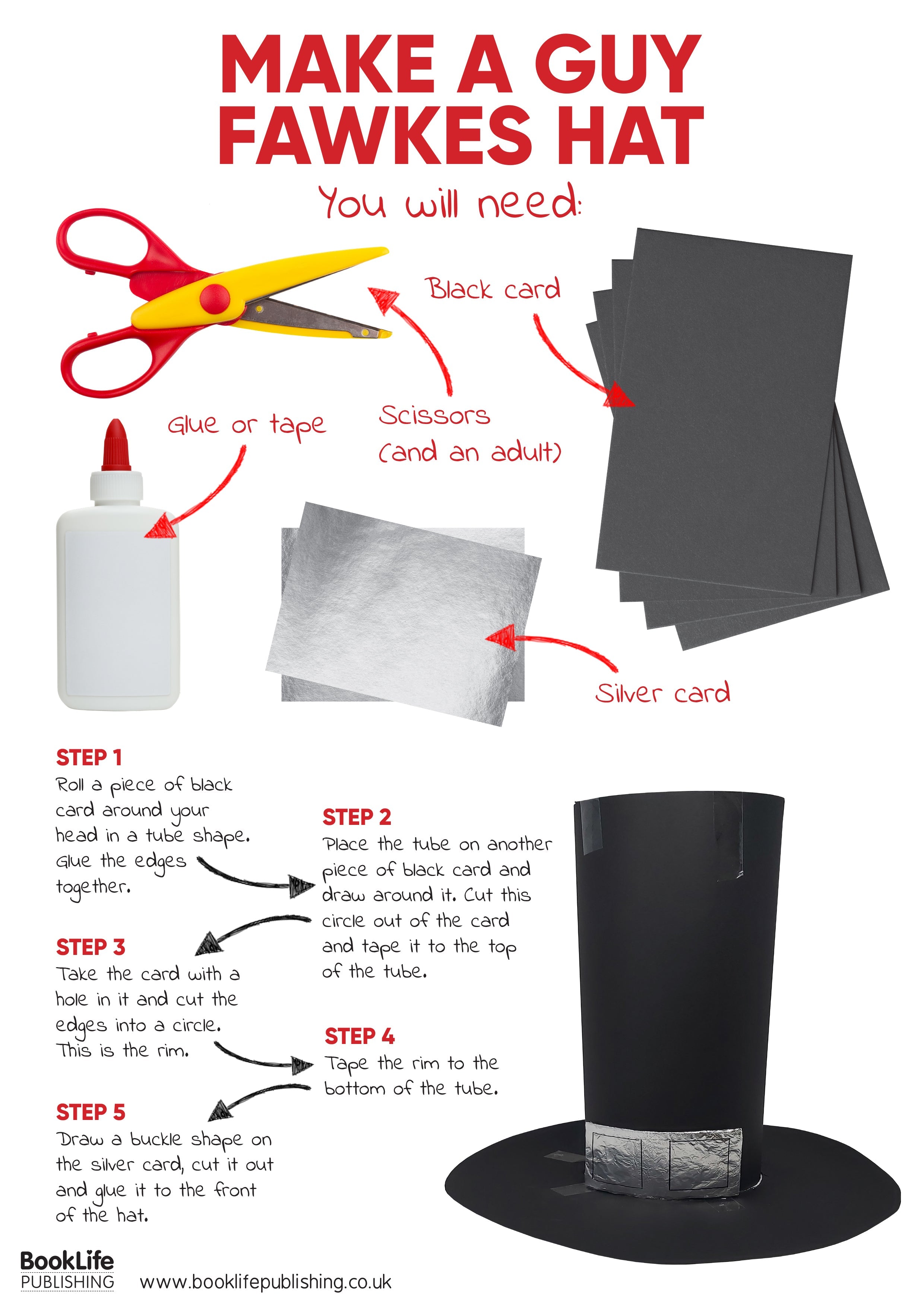 Make A Guy Fawkes Hat