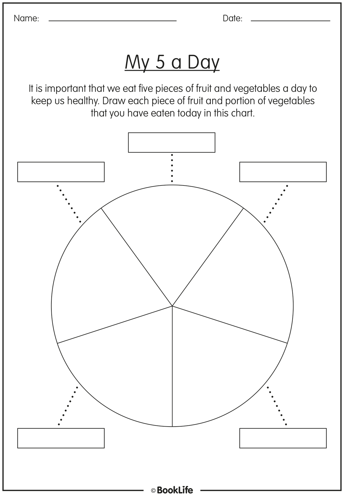 My 5 a Day by BookLife