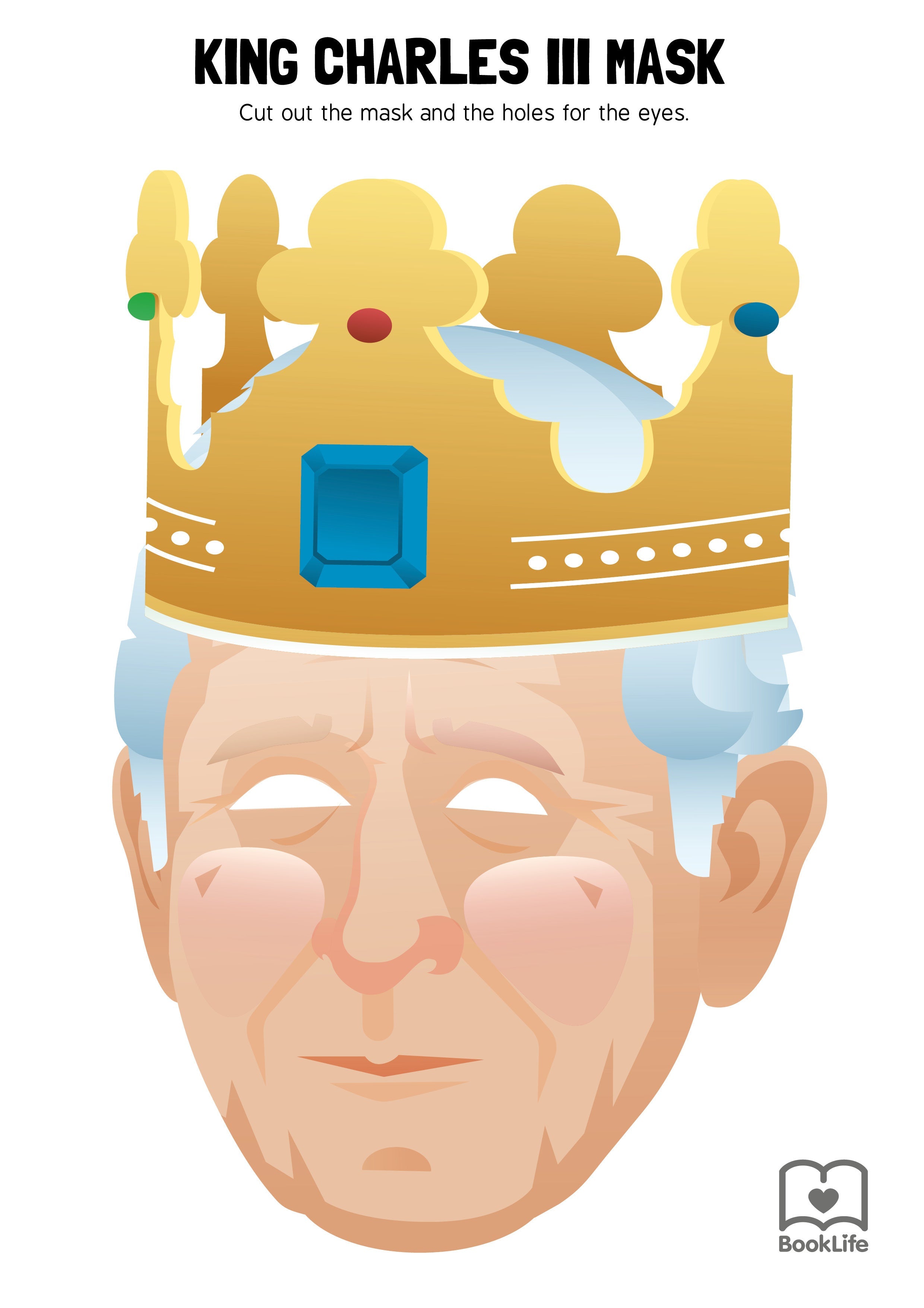 King Charles lll Mask