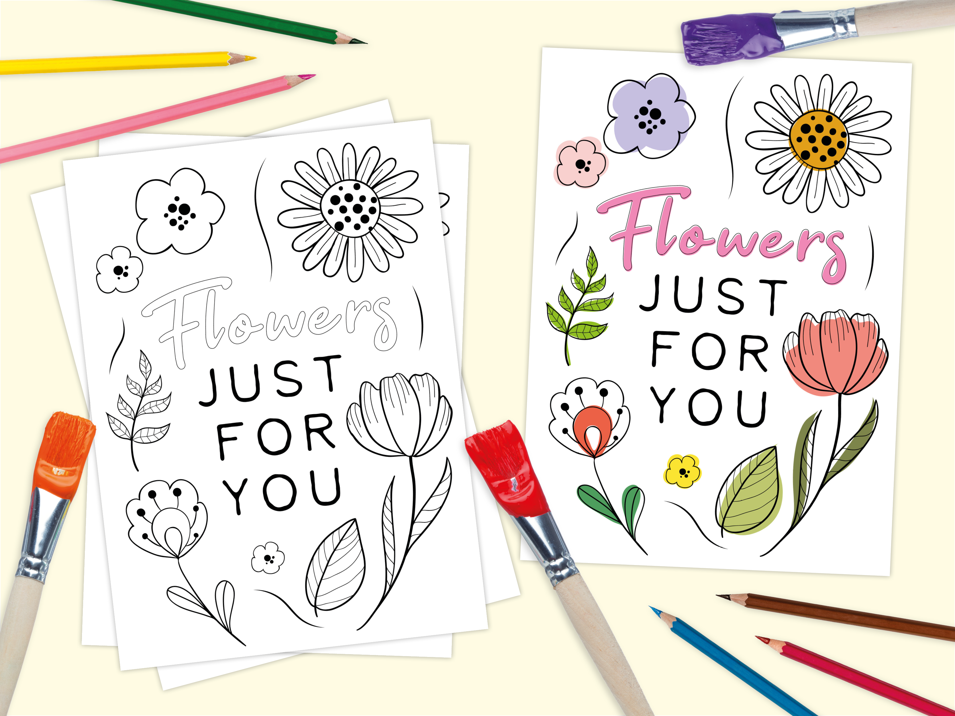 Mothers Day Card - Flowers Just For You by BookLife