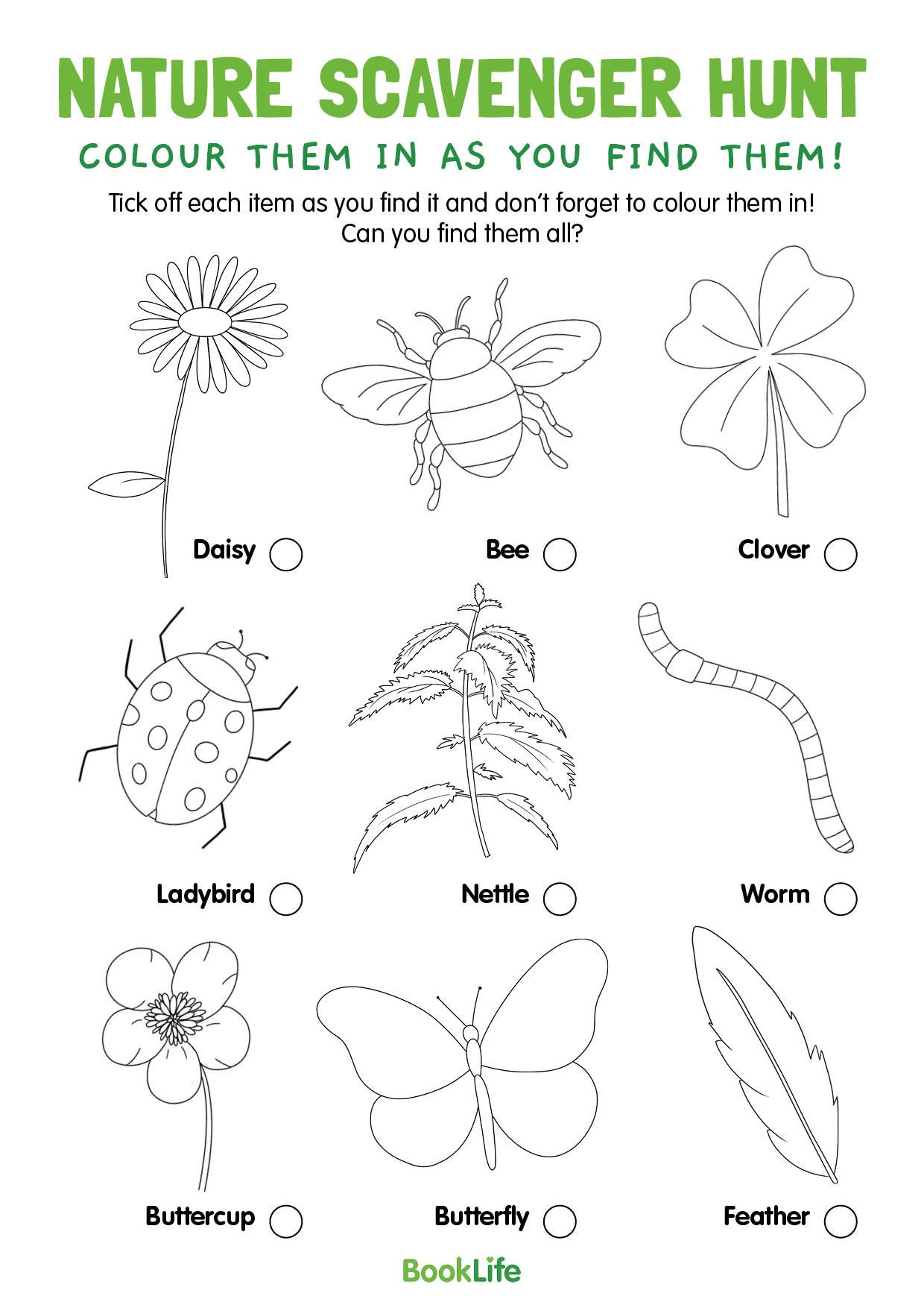 Nature Scavenger Hunt