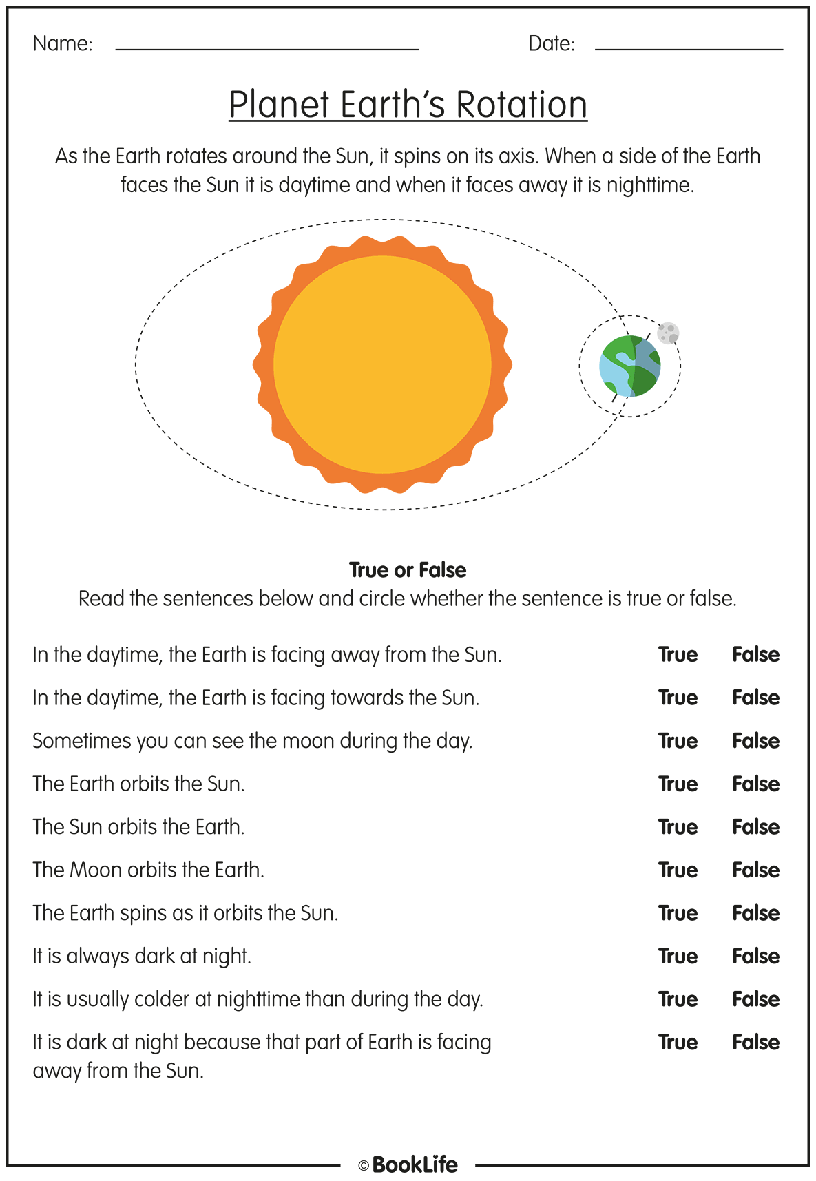 Planet Earths Rotation by BookLife