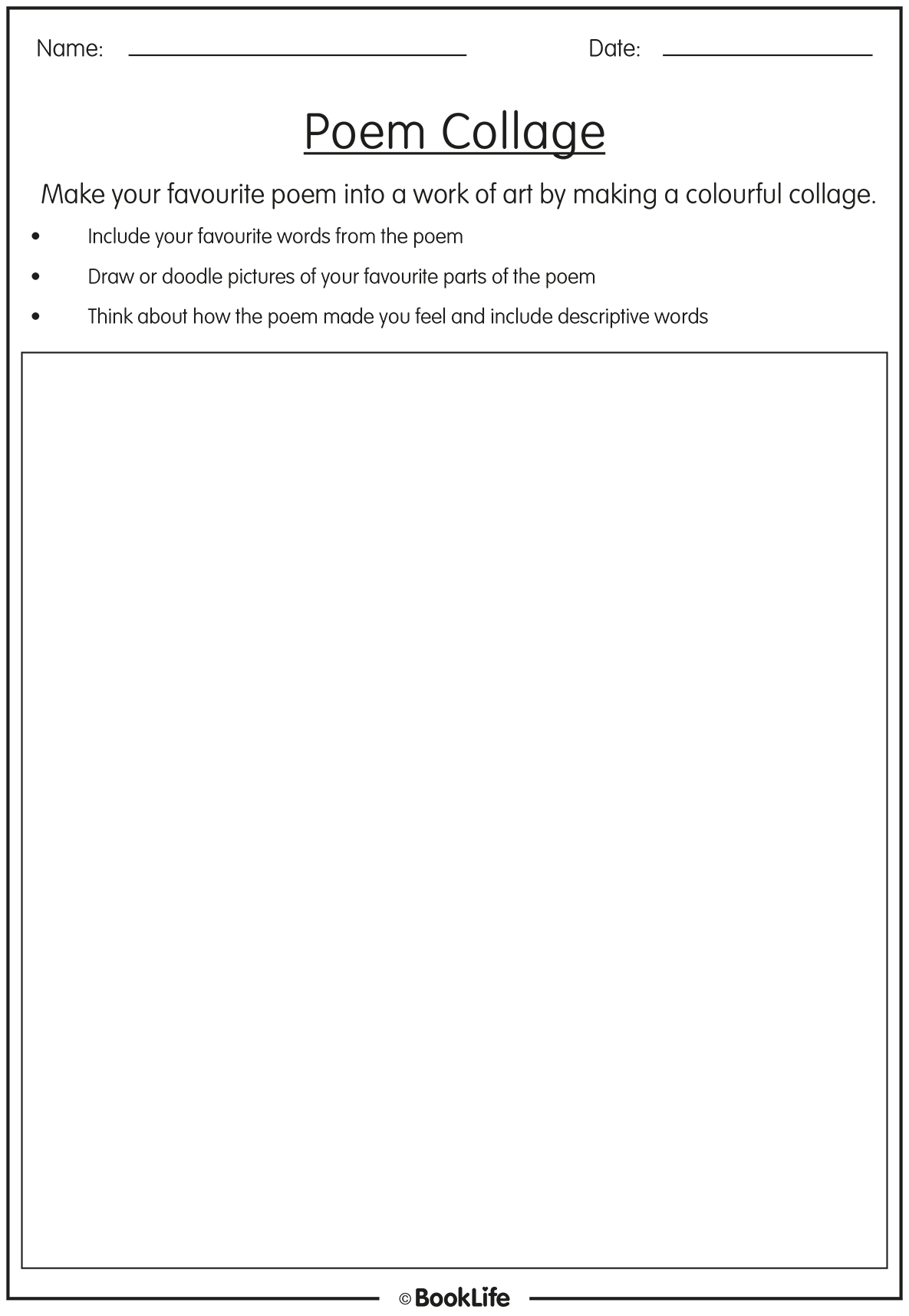 Poem Collage by BookLife