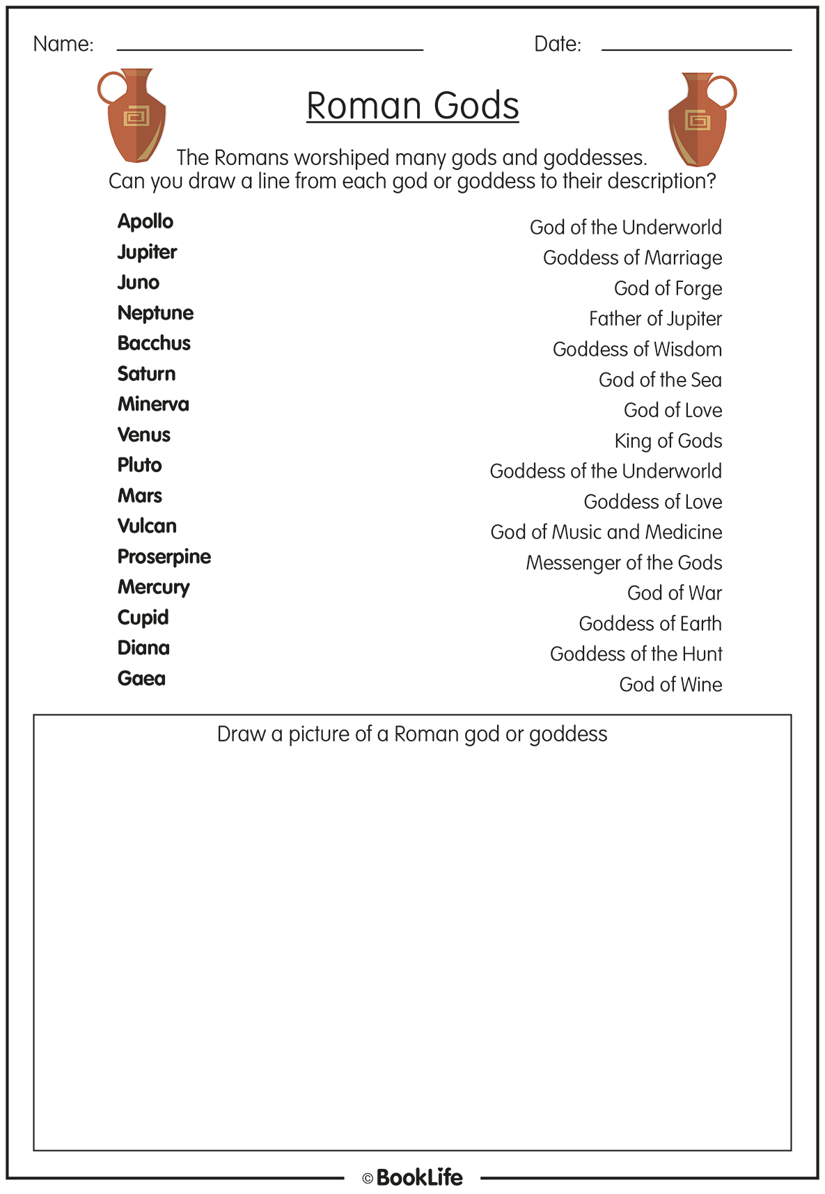 Roman Gods by BookLife