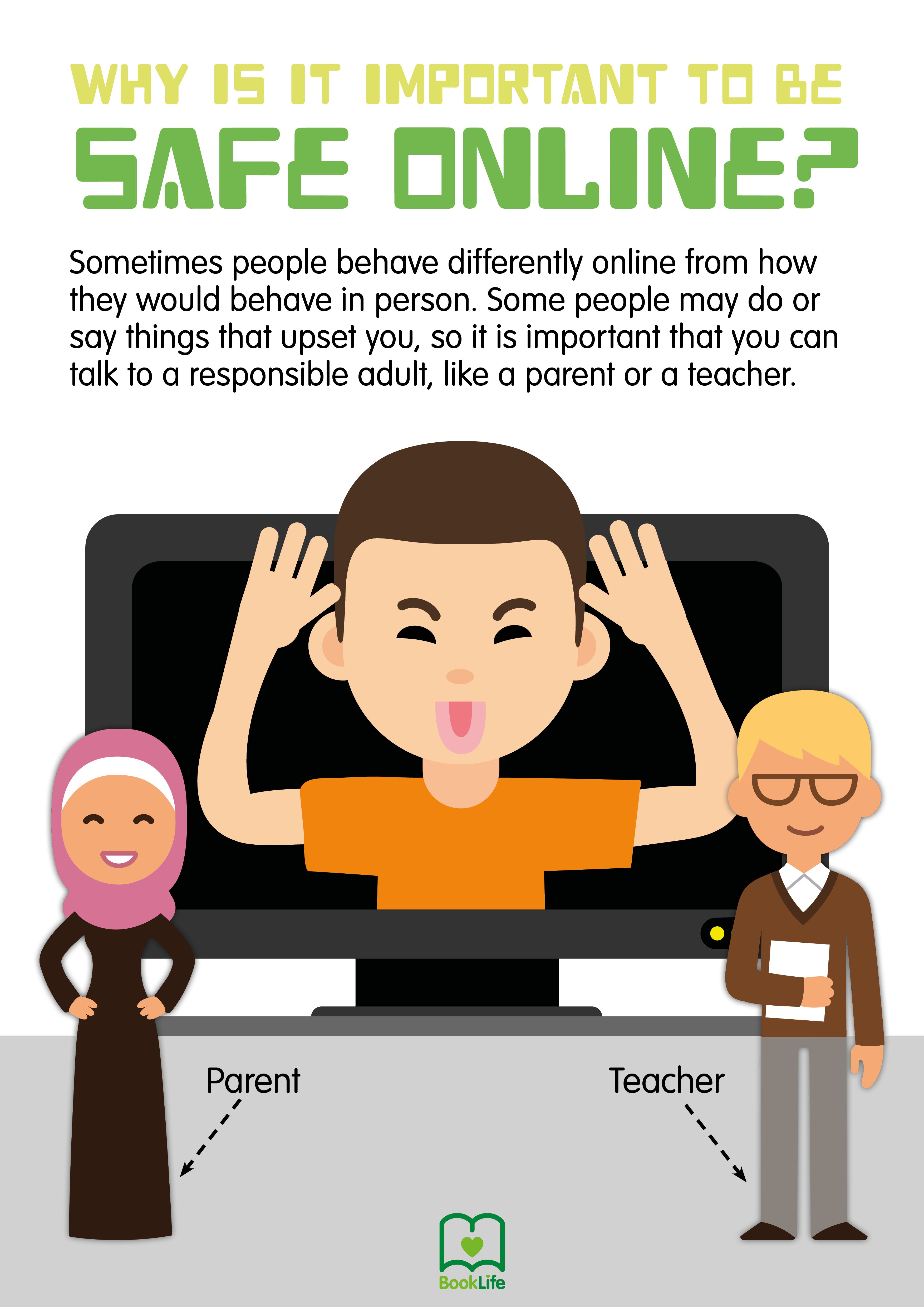 Free Why is it important to be safe online? Poster by BookLife