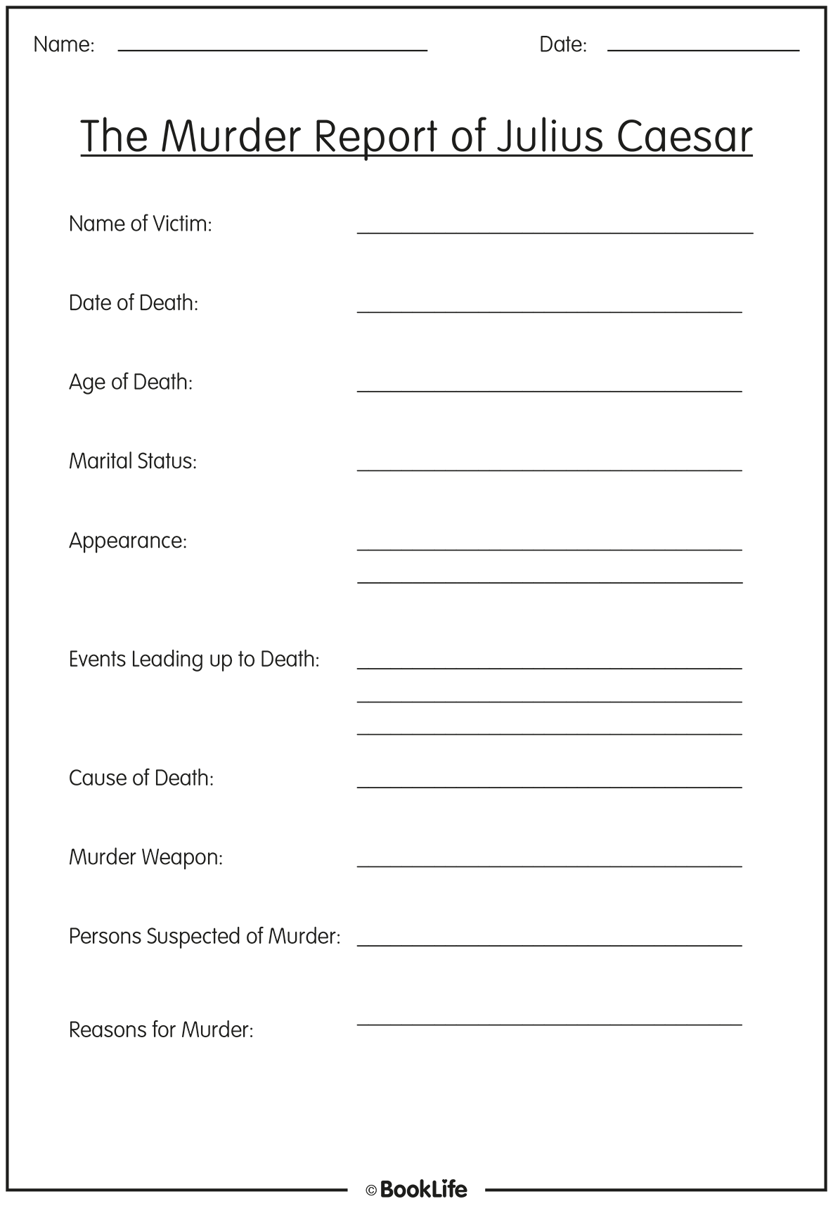 Julius Caesar by BookLife