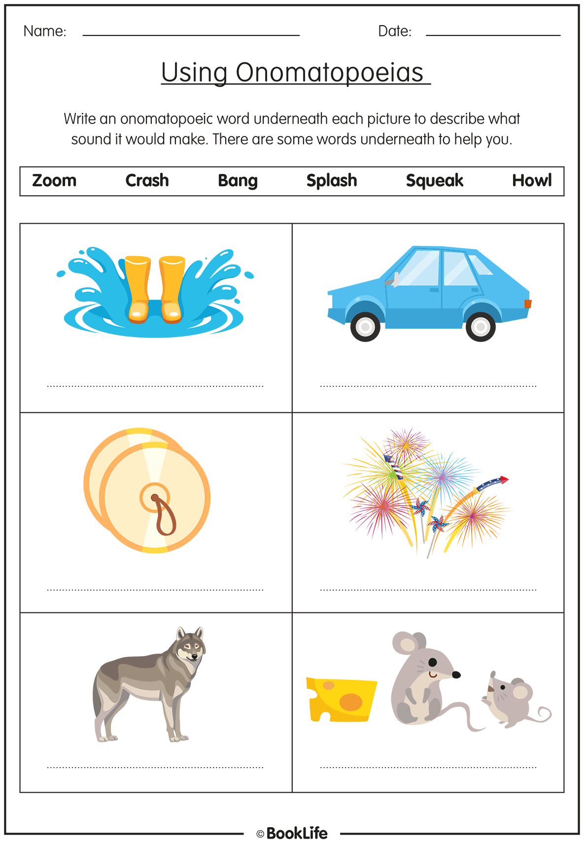 Using Onomatopoeias by BookLife