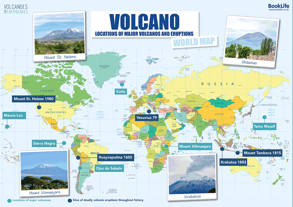 Volcanoes and Eruptions Poster by BookLife