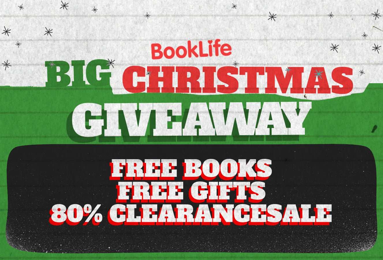 Big Christmas Giveaway: Free Books, Free Gifts and 80% Off Clearance