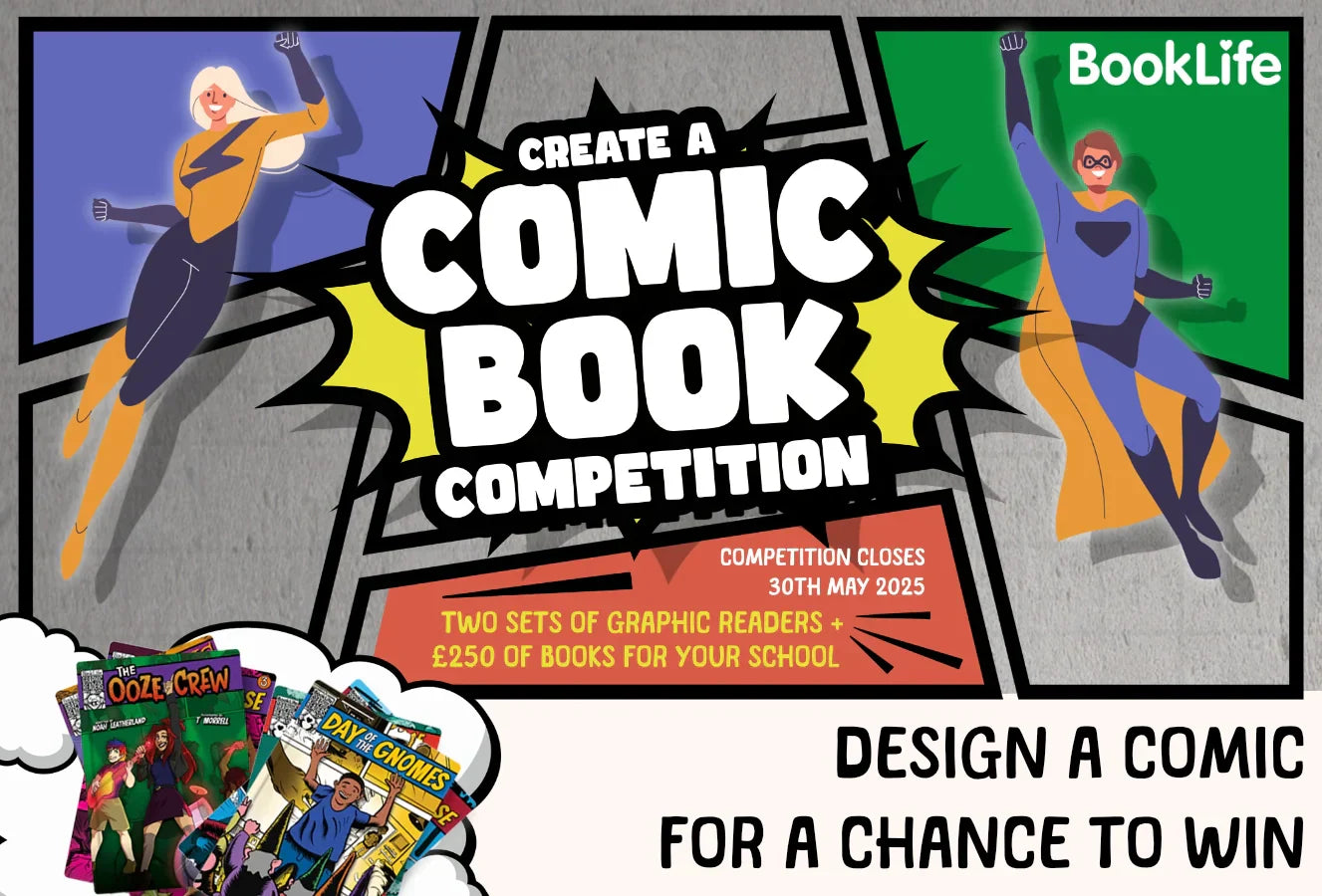 CLOSED - Calling all Superheroes - Win £370 Worth of Books in Our Comic Strip Competition