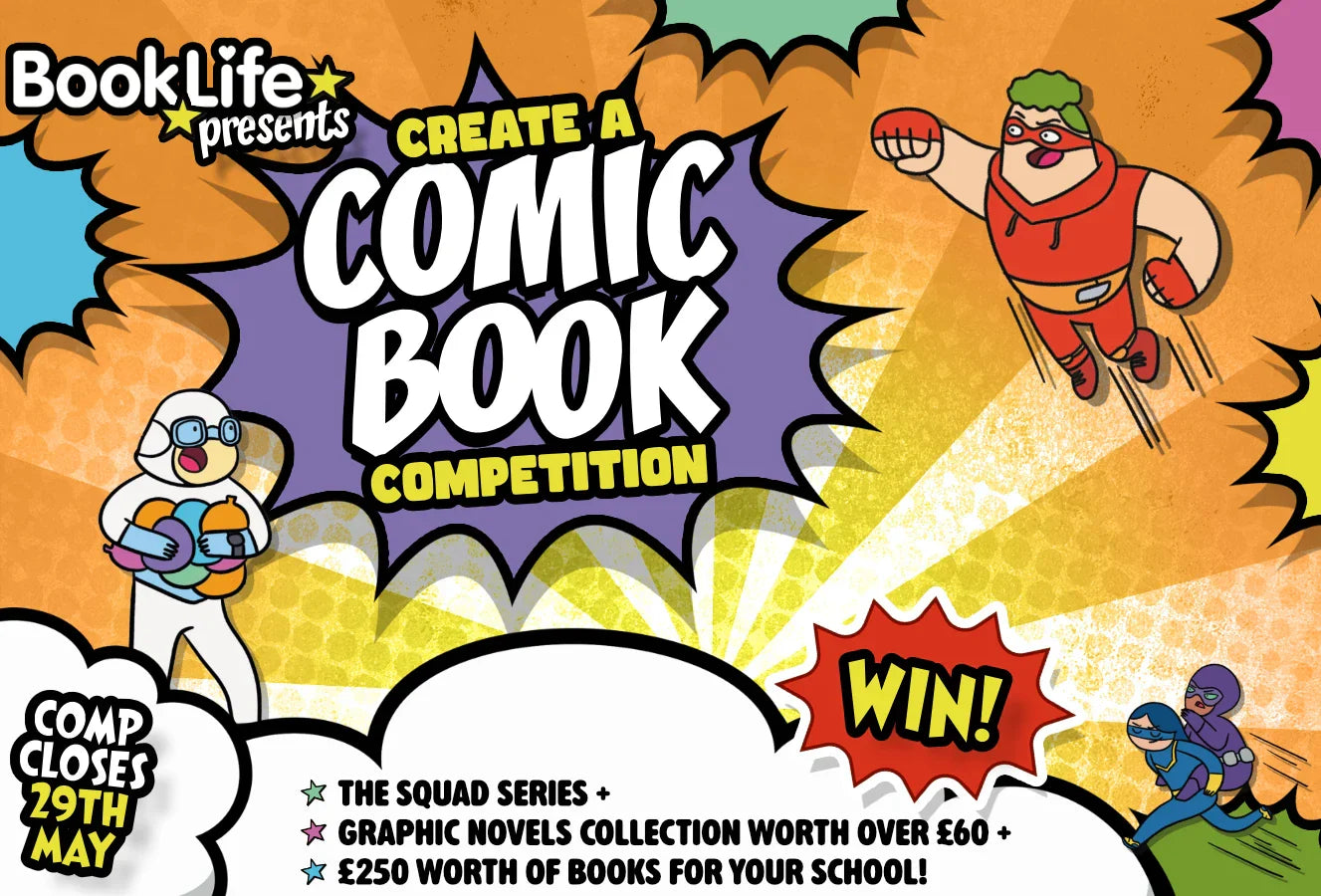 COMPETITION - Win a Set of Graphic Novels in our Create A Comic Competition
