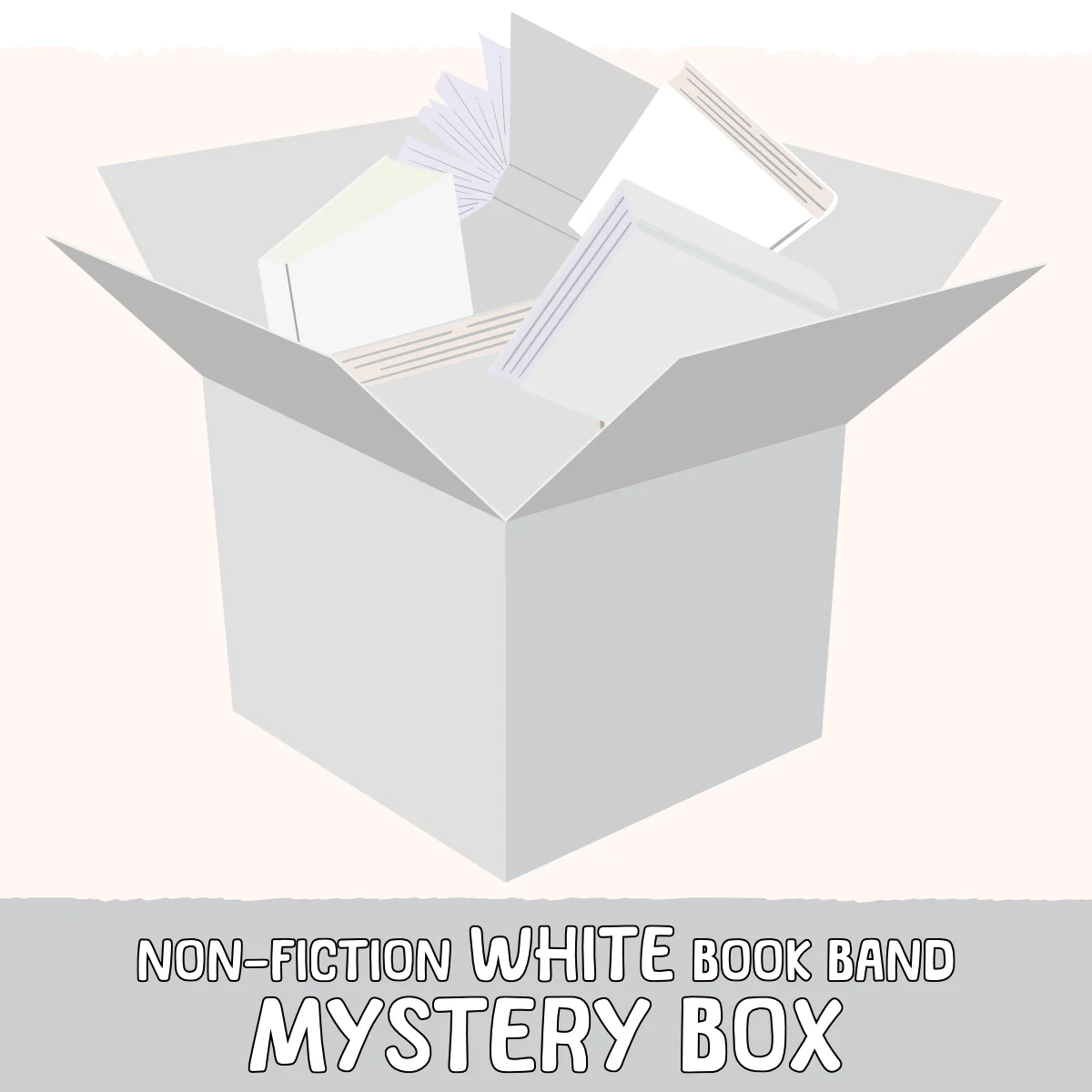 Non-Fiction White Book Band Mystery Box