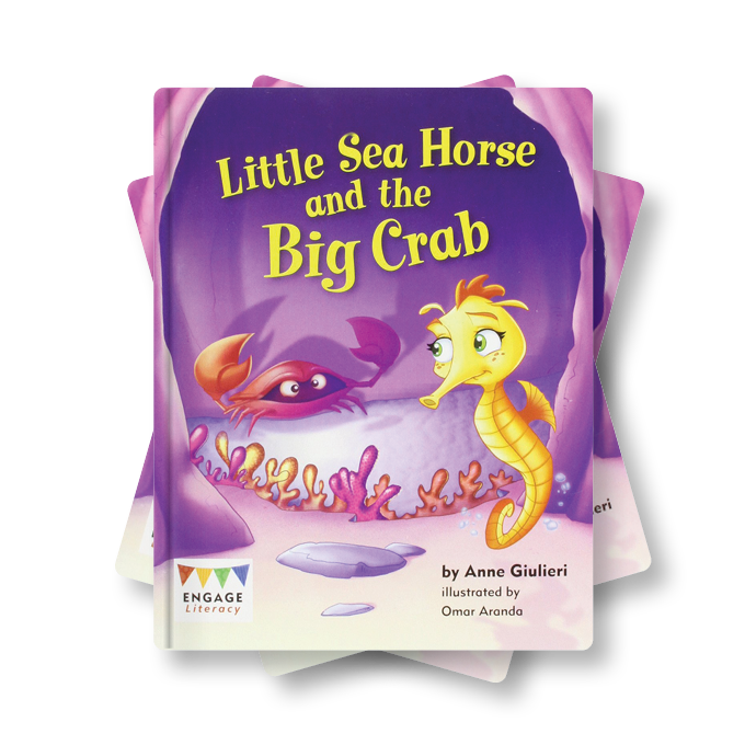 Little Sea Horse and the Big Crab x 6 Copies (Yellow)