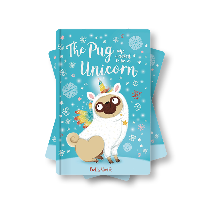The Pug Who Wanted to Be a Unicorn x 6 Copies (Brown)