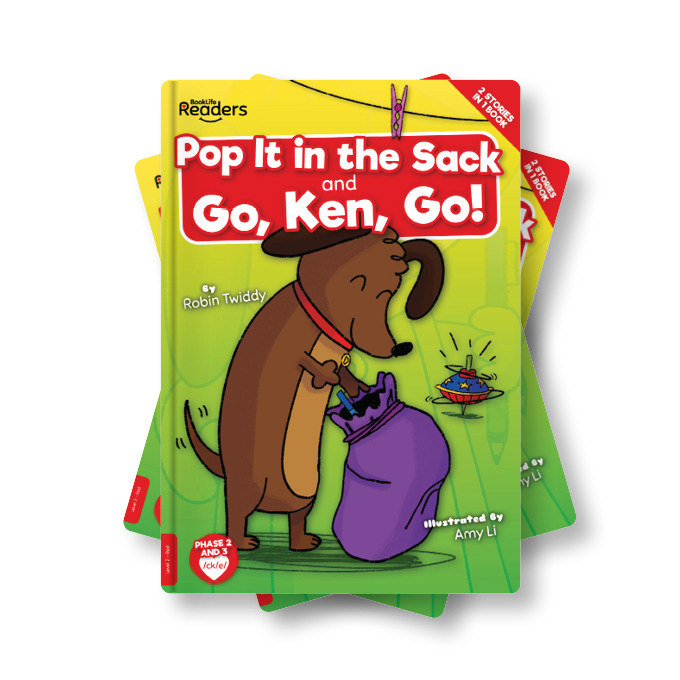 Pop it in the Sack and Go, Ken, Go! x 6 Copies (Red)