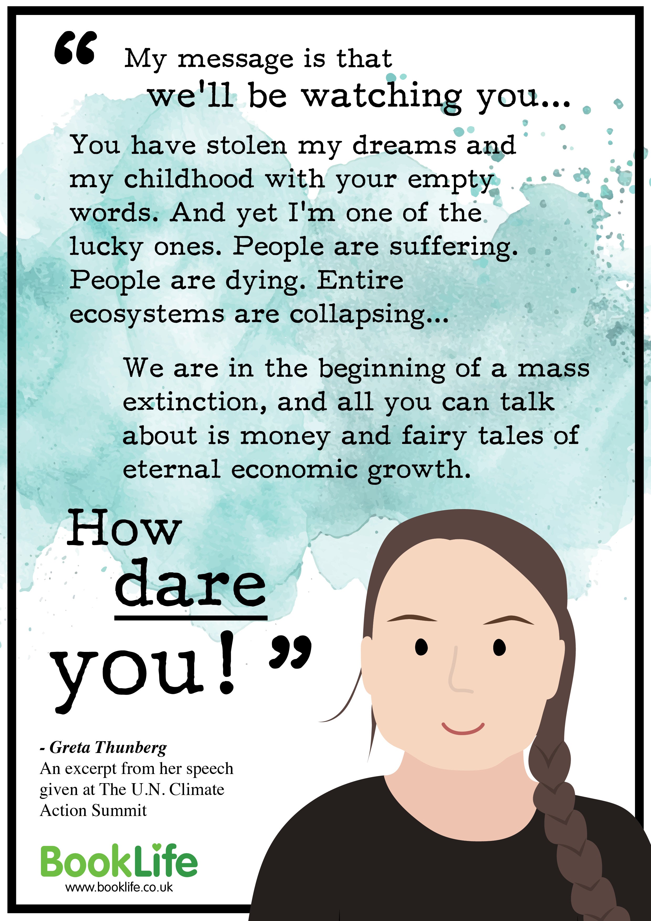 Greta Thunberg Poster