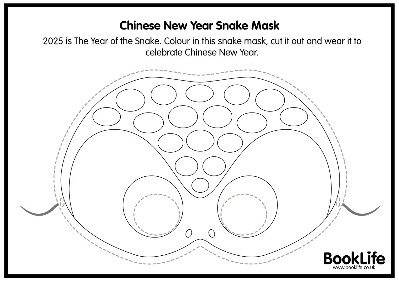 Chinese New Year "Year of the Snake" Mask