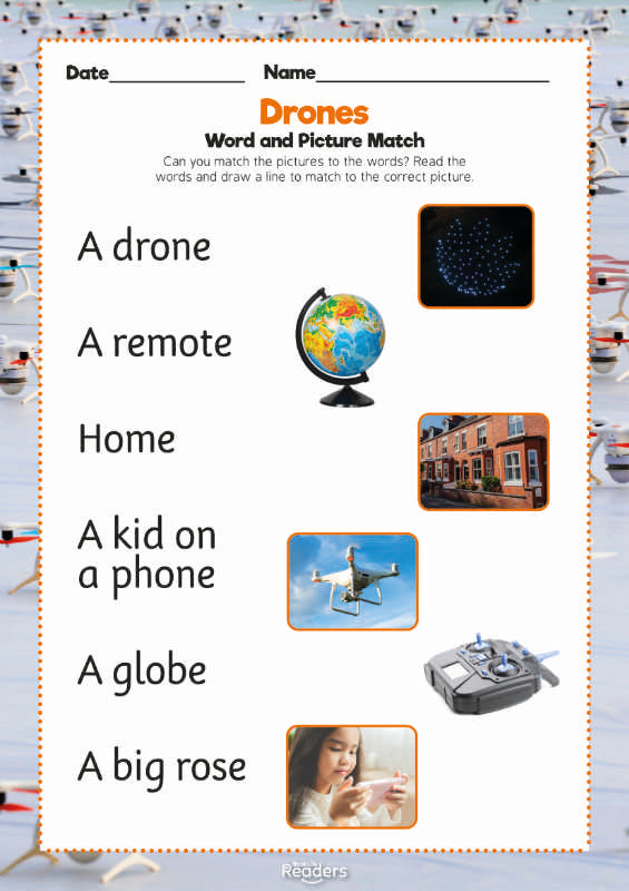 Level 6 (Orange) - BookLife Non-Fiction Readers, Drones - Free Resource