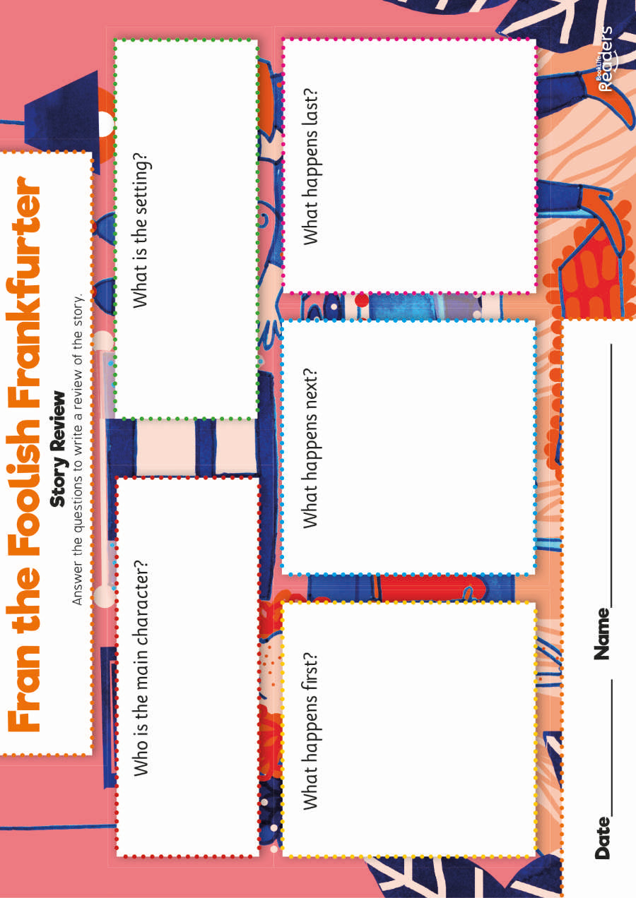 Level 6 (Orange) - BookLife Readers, Fran the Foolish Frankfurter - Free Resource