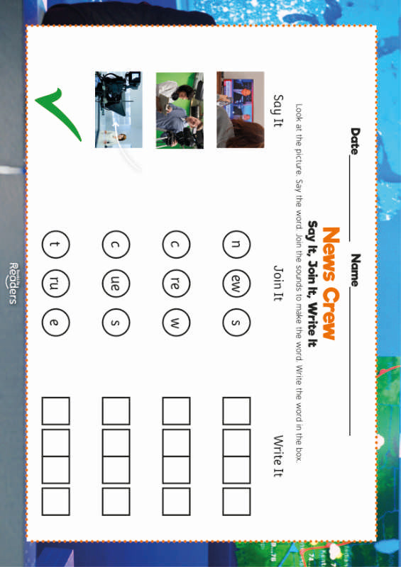 Level 6 (Orange) - BookLife Non-Fiction Readers, News Crew - Free Resource