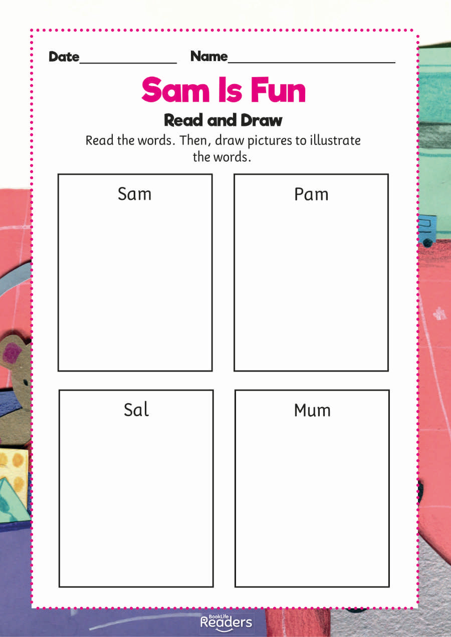 Level 1 (Pink) - BookLife Readers, Ben can Run and Sam Is Fun - Free Resource