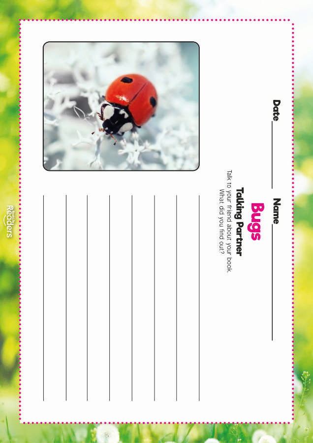 Level 1 (Pink) - BookLife Non-Fiction Readers, Bugs - Free Resource