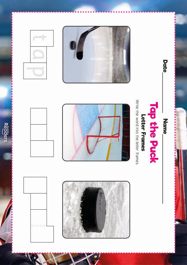 Level 1 (Pink) - BookLife Non-Fiction Readers, Tap the Puck - Free Resource