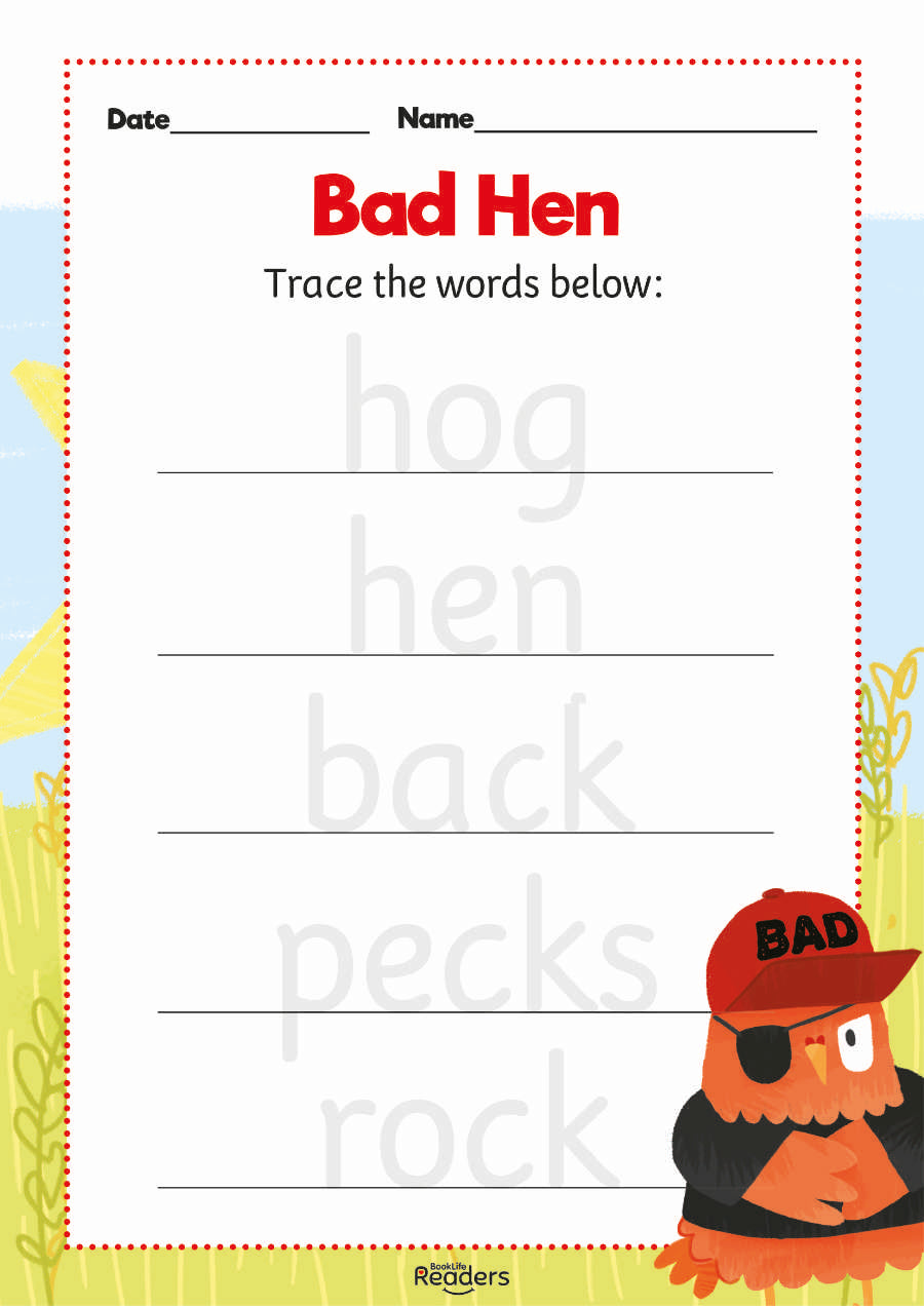 Level 2 (Red) - BookLife Readers, Bed Bugs and Bad Hen - Free Resource