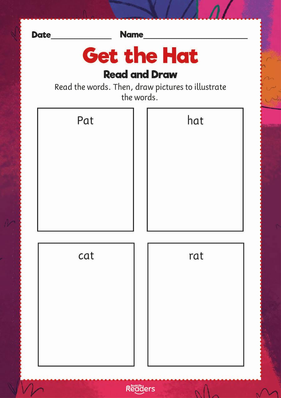 Level 2 (Red) - BookLife Readers, Get the Hat and Dad Has a Nap - Free Resource