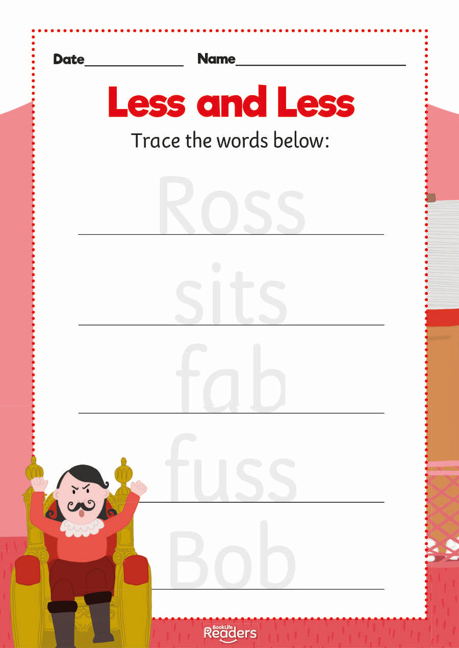 Level 2 (Red) - BookLife Readers, Kim the Boss and Less and Less - Free Resource